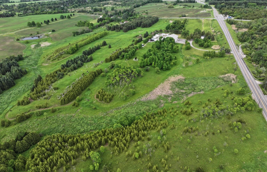 Aerial view of the King City training and project site.