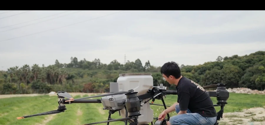 During the setup · DJI